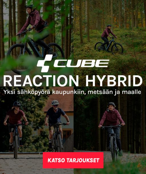 CUBE Reaction Hybrid sähköpyörät