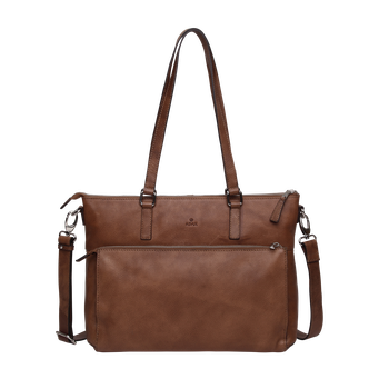 Napoli working bag Malia 14" Cognac
