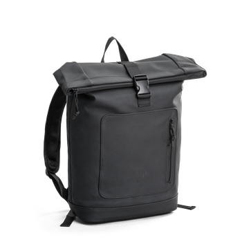 Bergen rolltop-ryggsekk laptop Svart