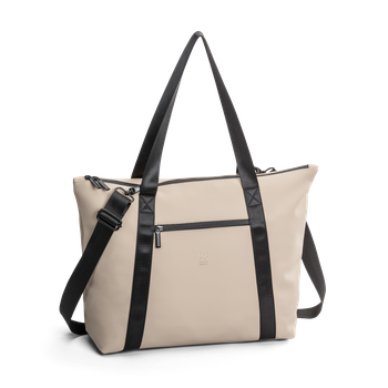 Tote bag Dull rubber PU Beige