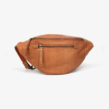 Midjeveske Bum Bag skinn Brun