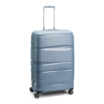 Oslo Koffert Stor, 4 hjul, 77 cm, 102L Ocean blue