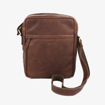 Veske Crossover Medium skinn Brun