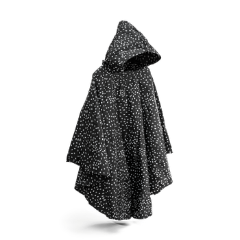 Drops Poncho Black/white