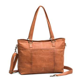 Skulderveske 14" Brun
