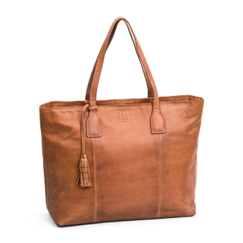AMSTERDAM Tote Brun