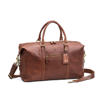 Weekend Bag skinn Cognac