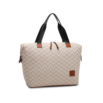 Weekendbag, Flora Beige