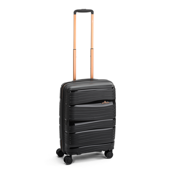 Oslo Kabinkoffert 4 hjul, 55 cm, 37 L Sv/guld