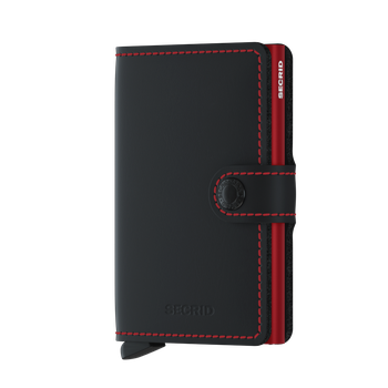 Miniwallet Matte Black-Red Miniwallet Matte Black-Red Svart rød