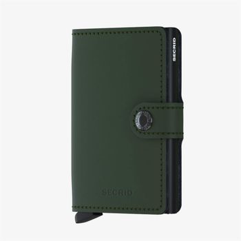 Miniwallet Matte Green-Black Grønn