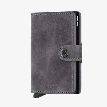 Miniwallet Vintage Grey-Black Miniwallet Vintage Grey-Black Grå