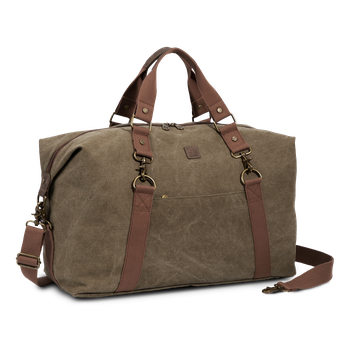 Canvas weekendbag Olive