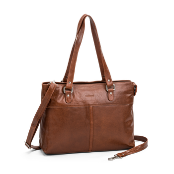 Totebag 12,3” i skinn Bridge