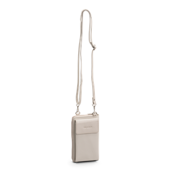 Mobilveske skinn Beige