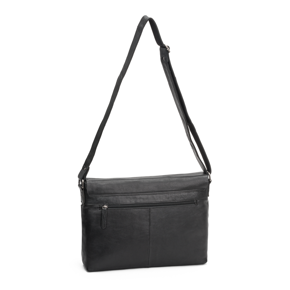 Dataveske messenger 16" i skinn