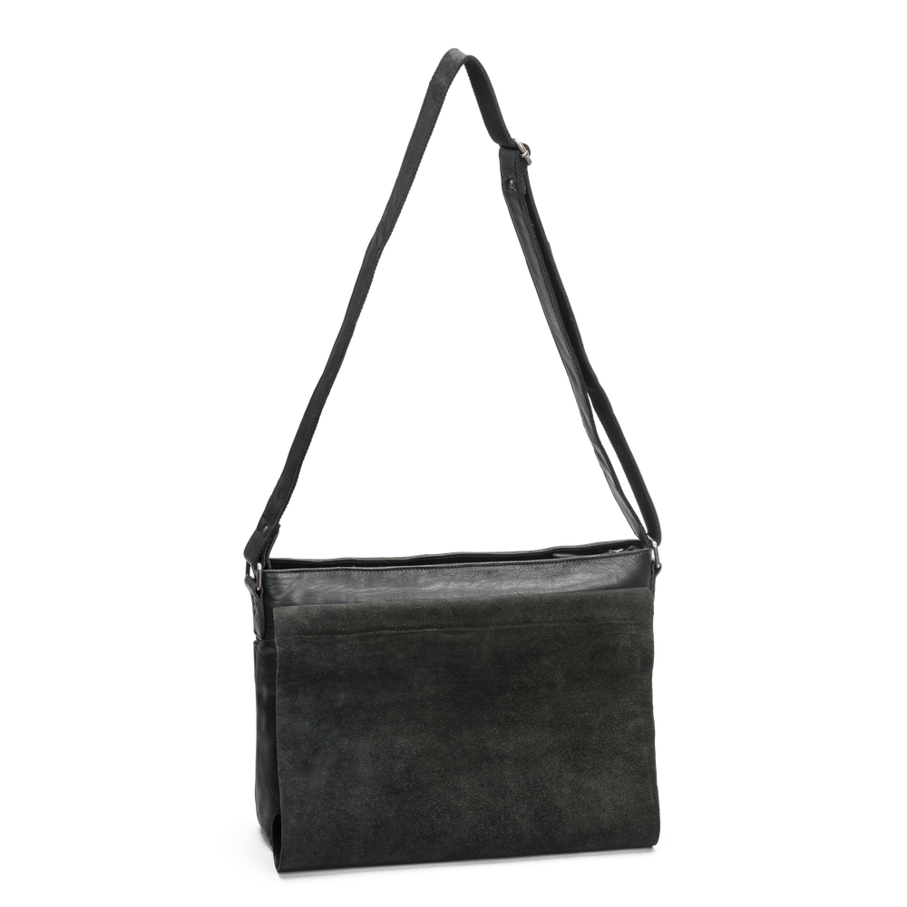 Dataveske messenger 16" i skinn