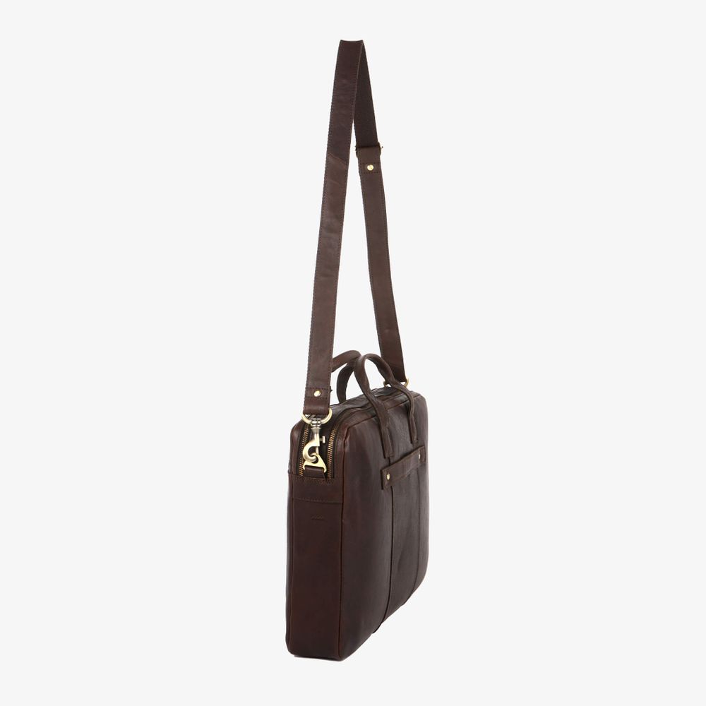 PC-veske Briefcase Medium skinn