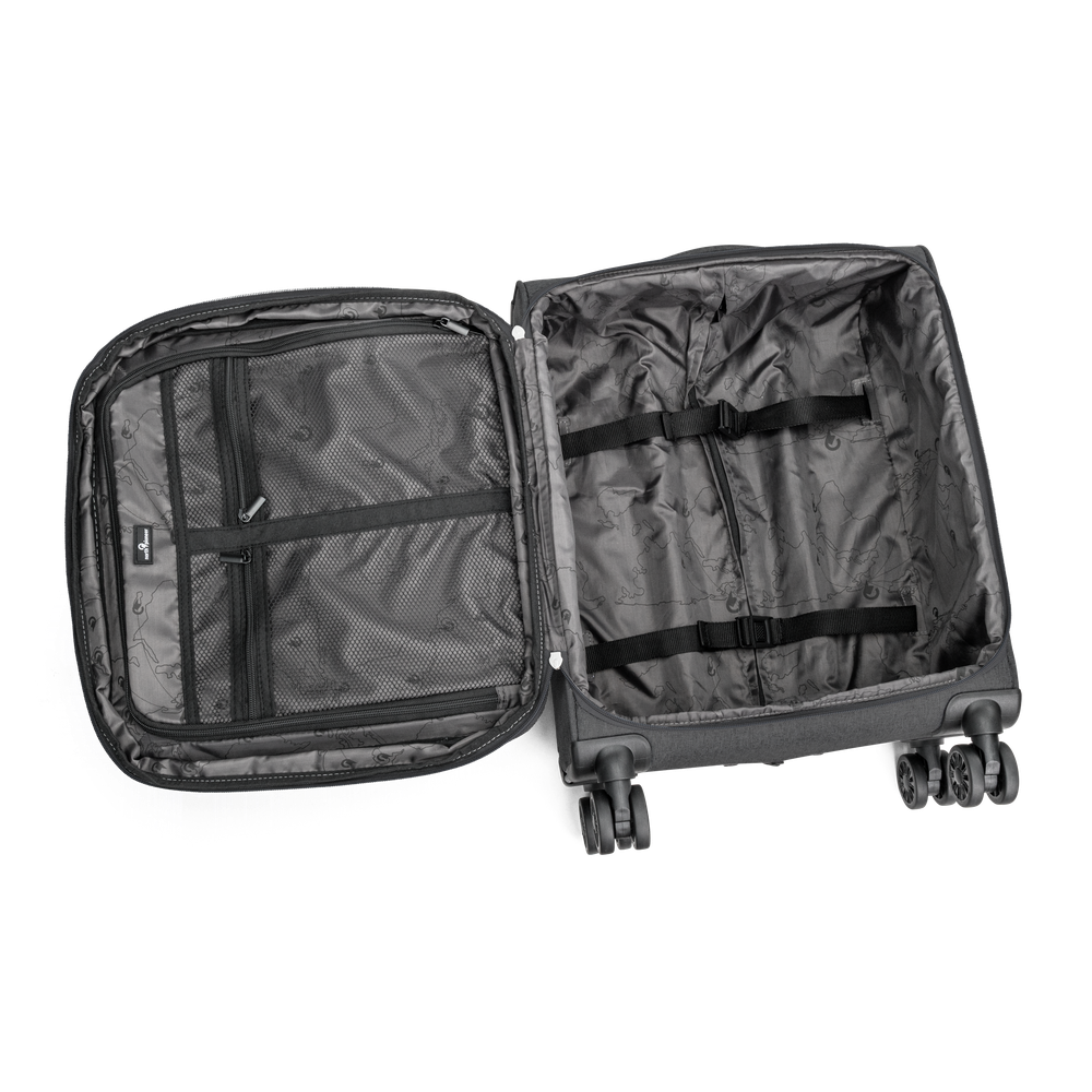 Flight expanderbar kabinkoffert 4 hjul, 55 cm, 39/44L