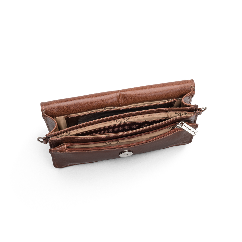 Clutch i skinn