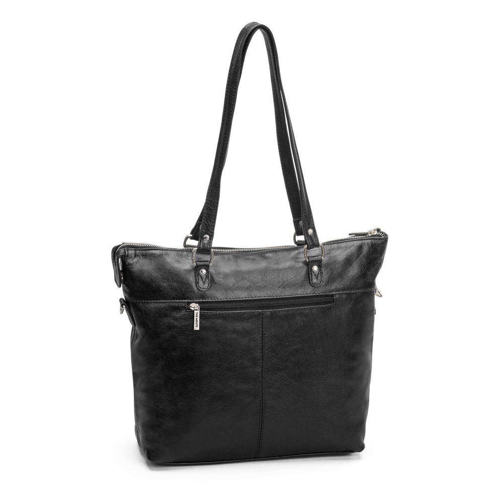 Tote bag i skinn