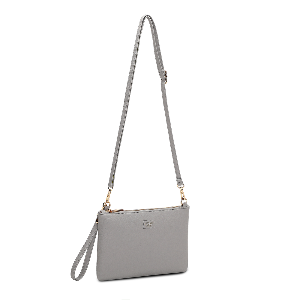 Alma clutch-veske med lang rem