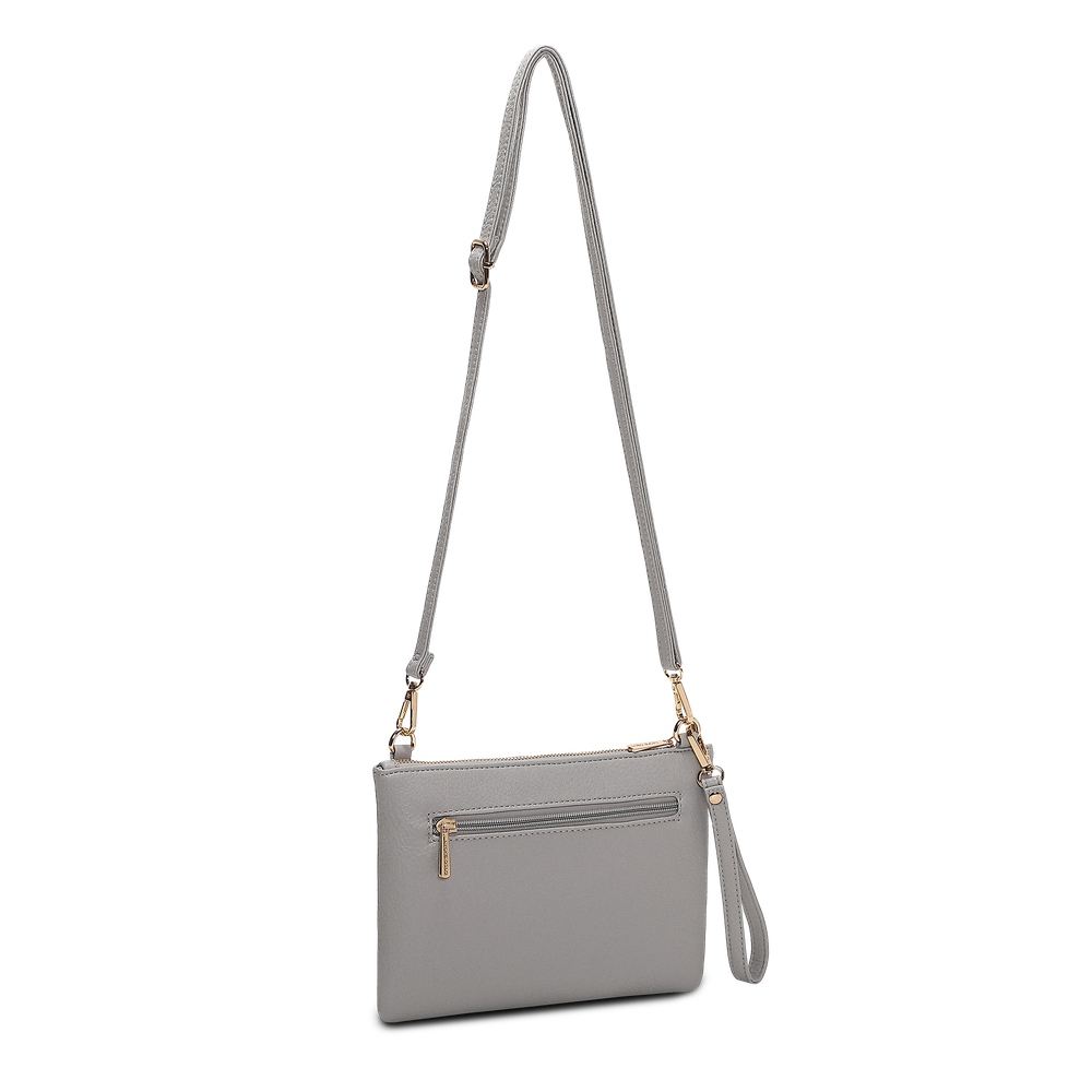 Alma clutch-veske med lang rem