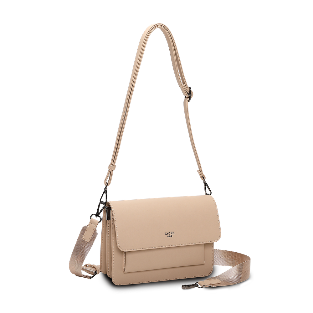 Crossbody-veske med klaff