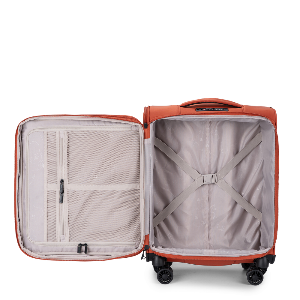 Boarding kabinkoffert 4 hjul, 55 cm, ekspanderbar 39/43L