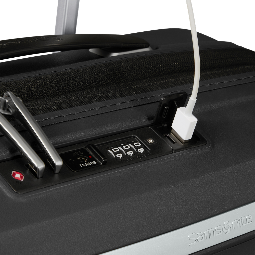 Upscape utvidbar kabinkoffert 4 hjul, 55 cm