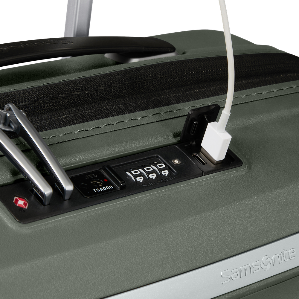 Upscape utvidbar kabinkoffert 4 hjul, 55 cm