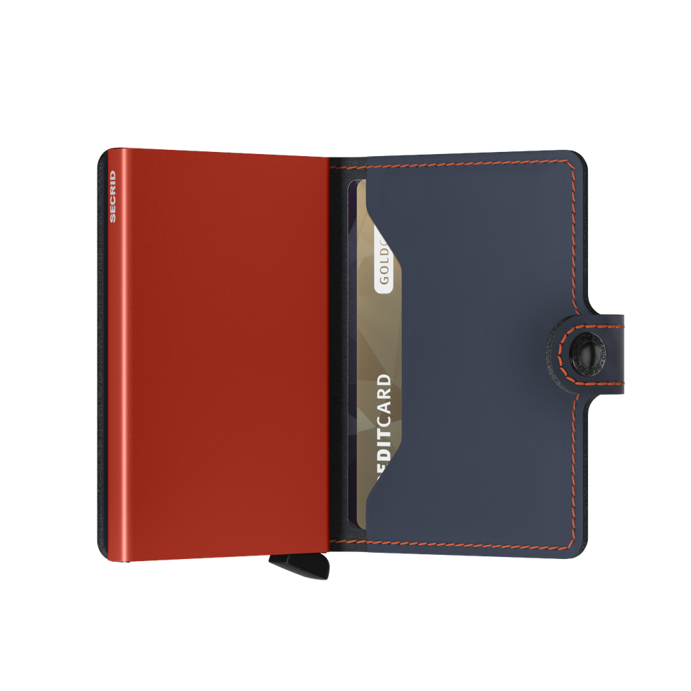 Miniwallet Blue, Orange