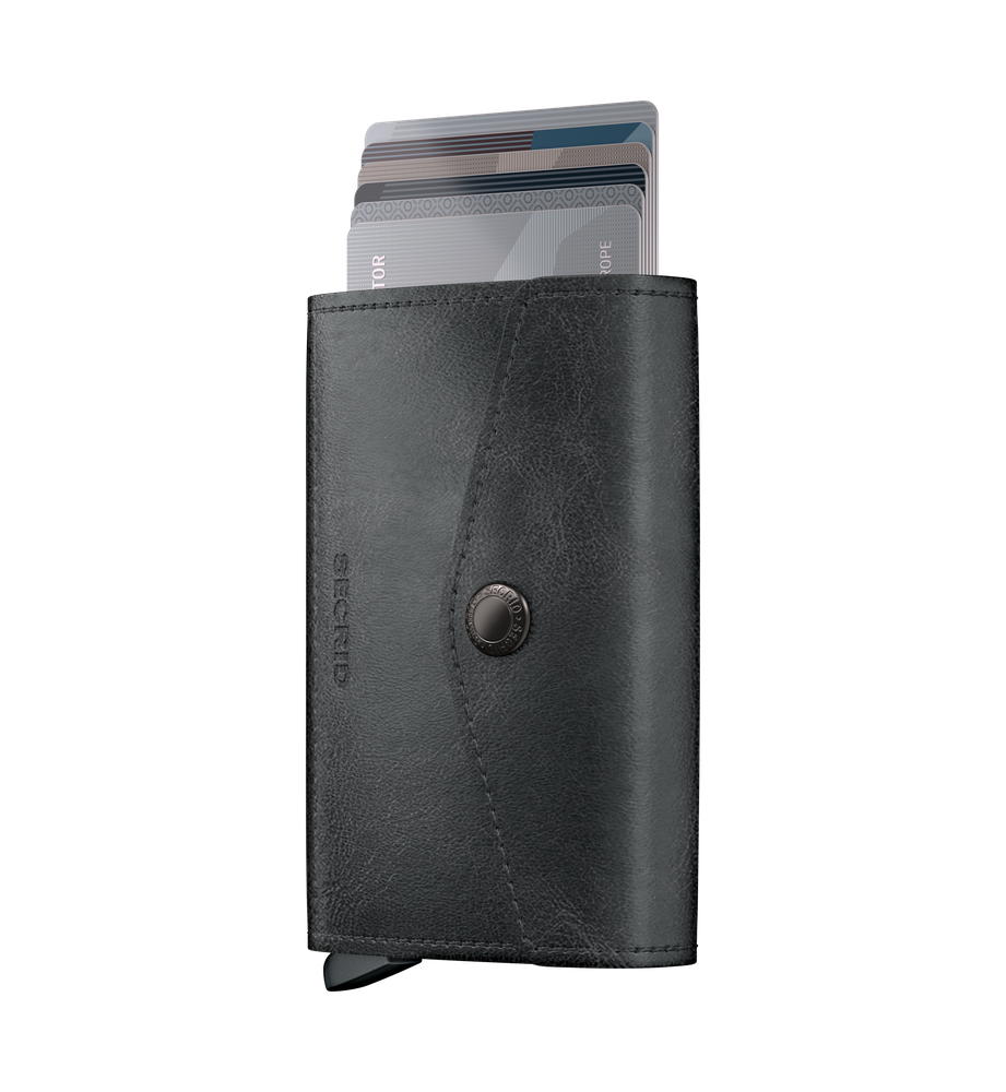 Envelope wallet vintage Black