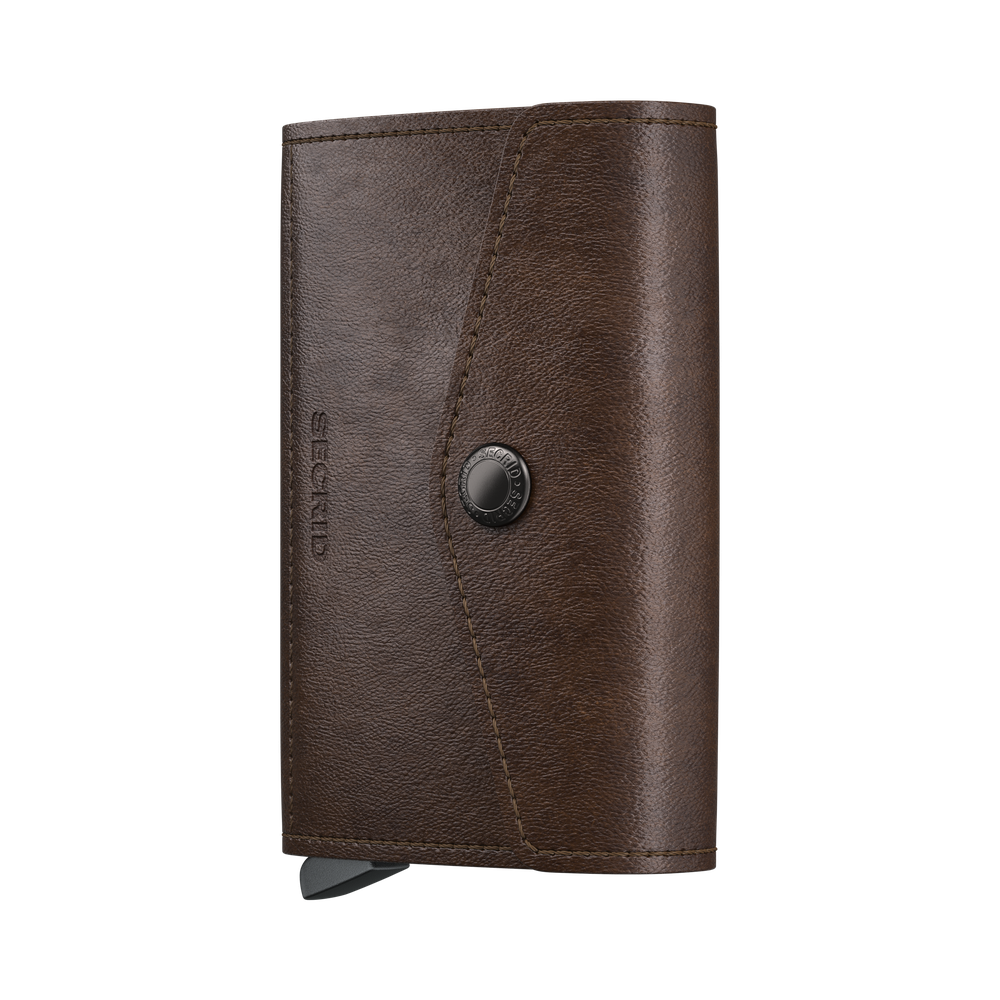 Envelope wallet vintage Chocolate