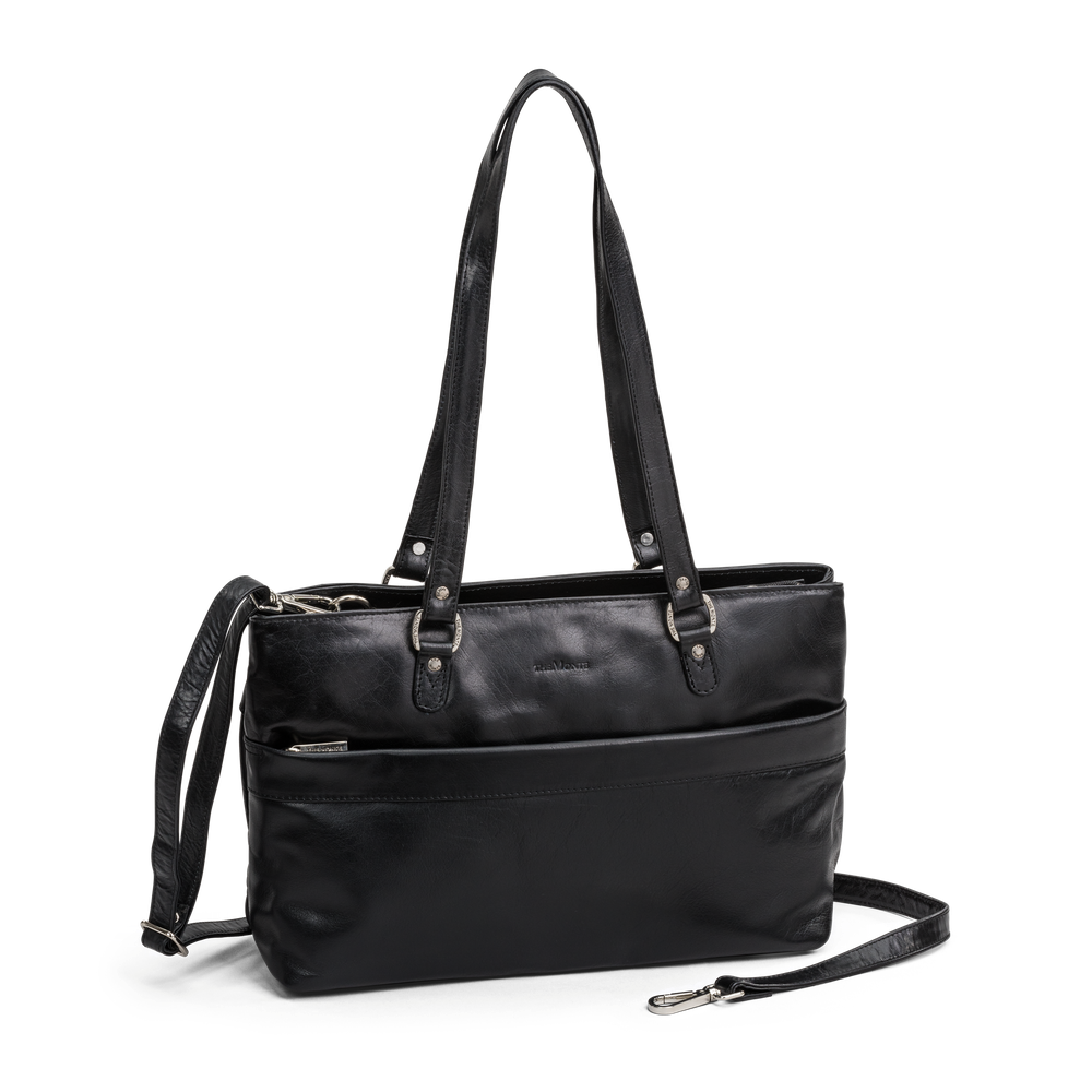 Tote bag i skinn