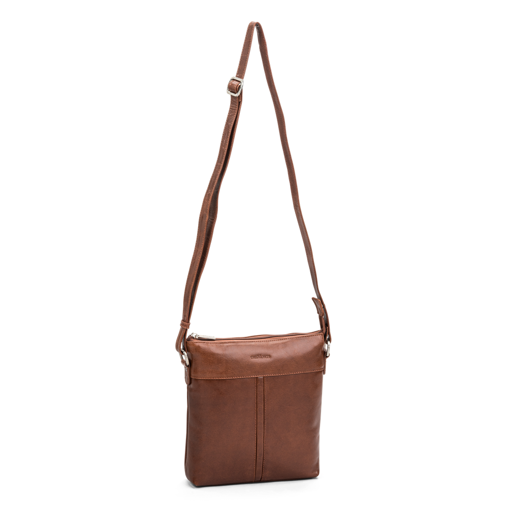 Crossbody-veske i skinn