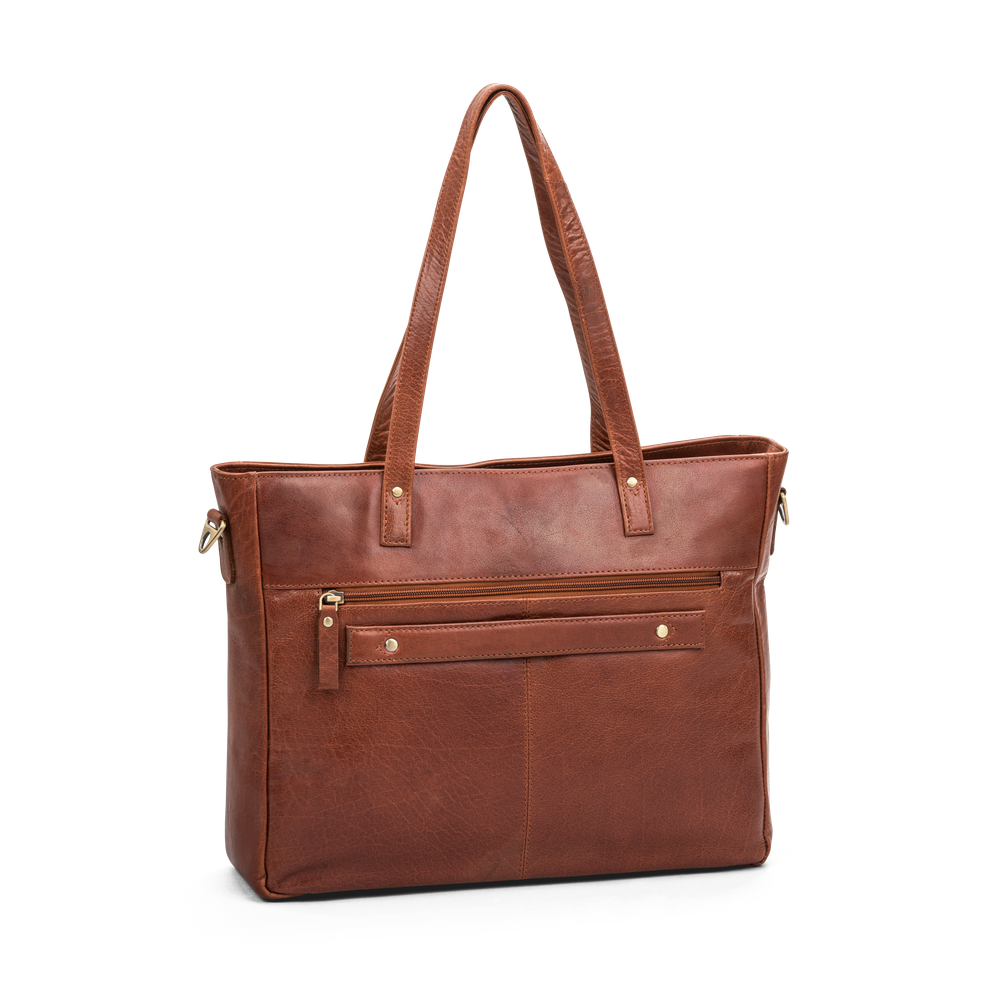Totebag A4  i skinn