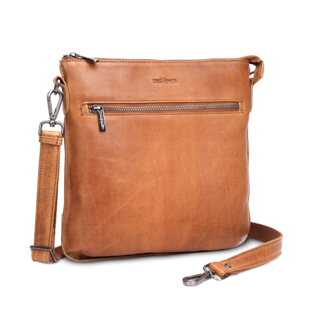Crossbody i skinn