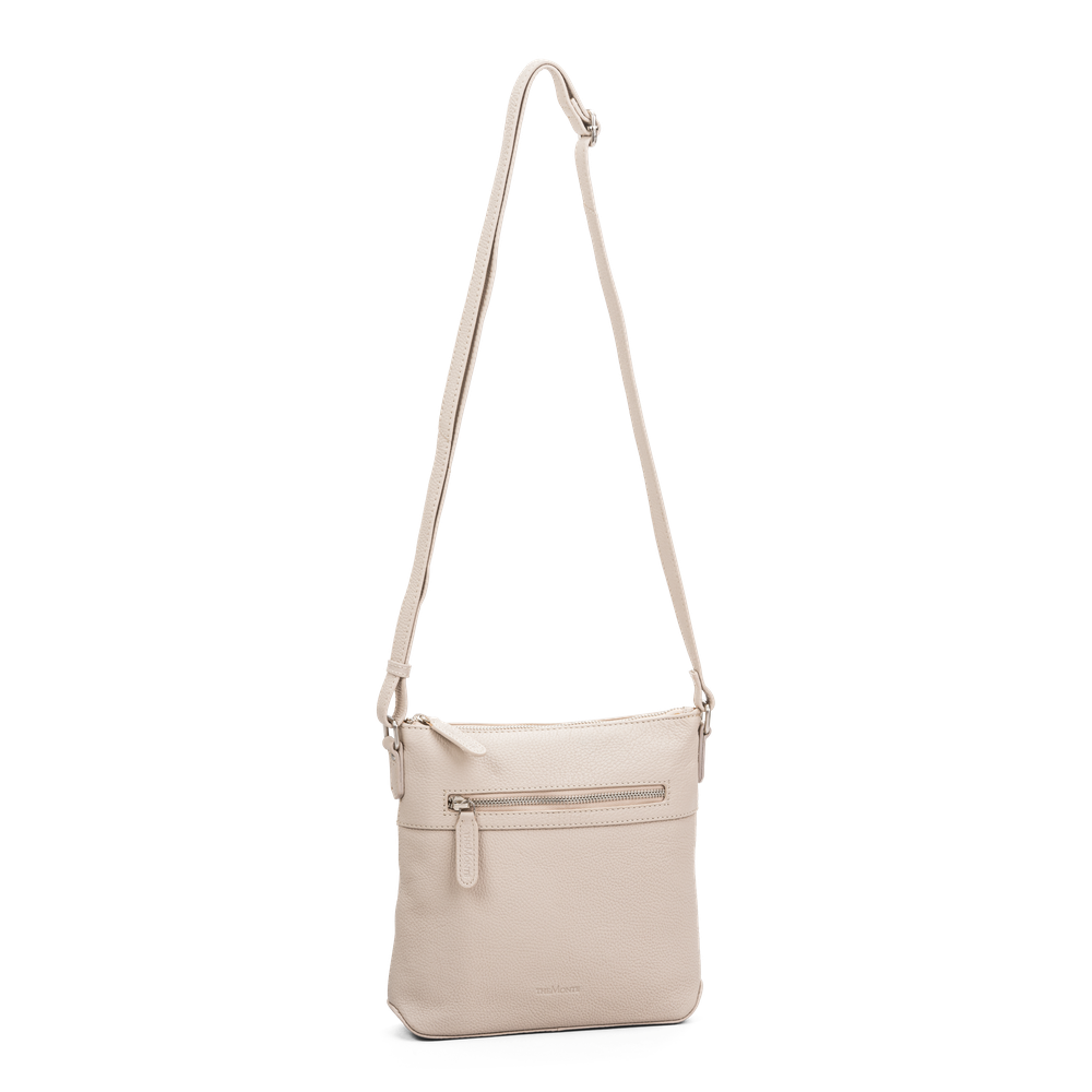 Crossbody-veske small i skinn