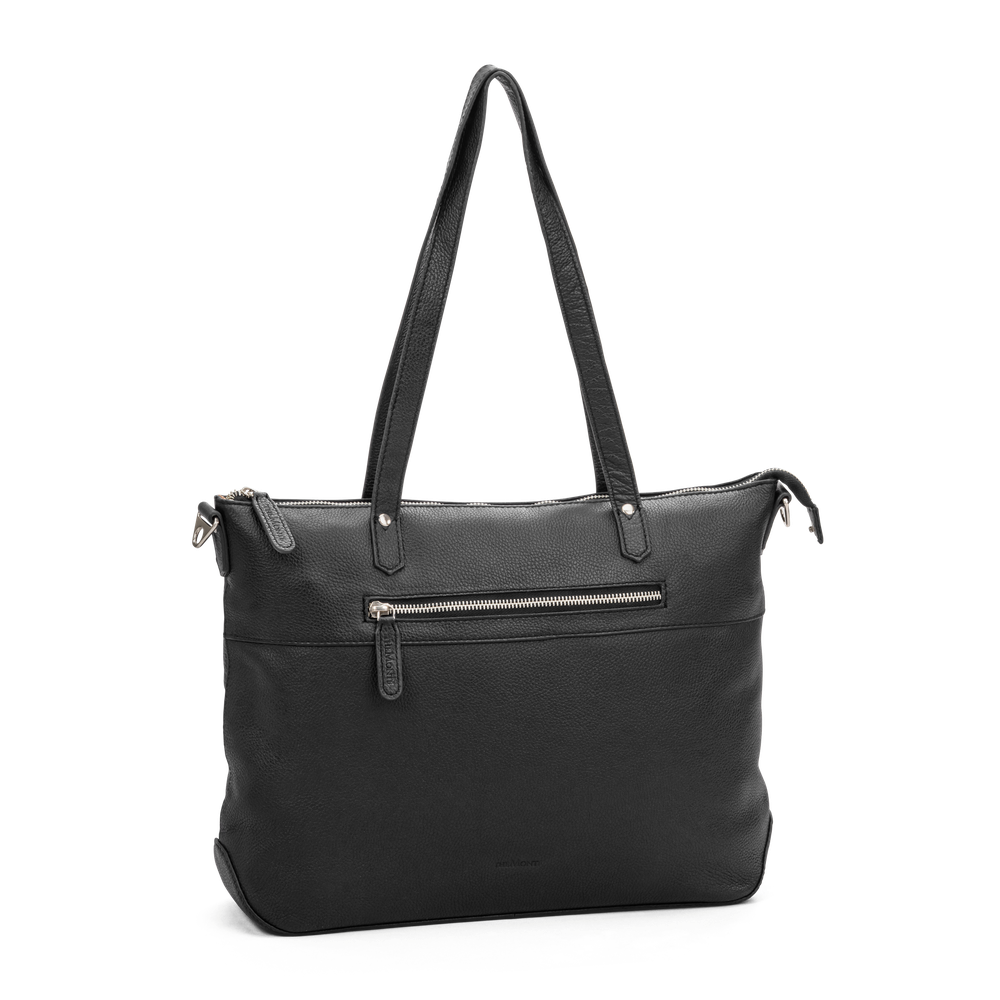 Totebag i skinn