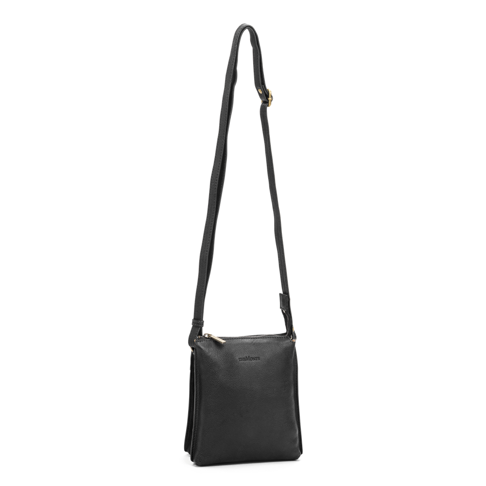 Crossbody-veske i skinn
