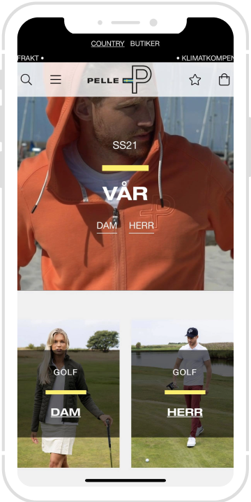 Pelle P:n kansainvälinen verkkokauppa