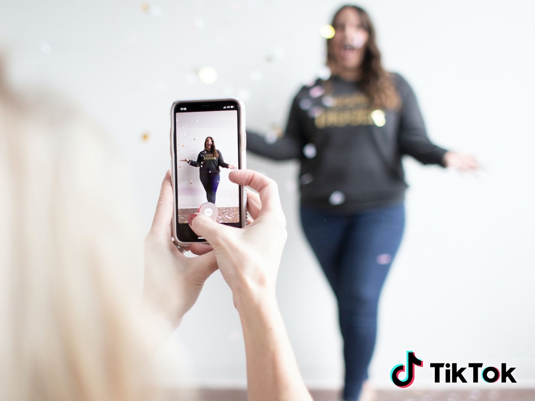 Tiktok sisällön tuotantoa