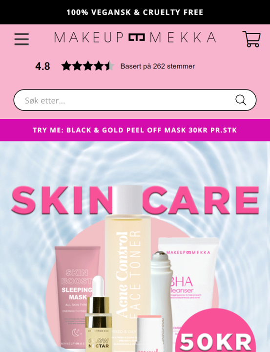 Etusivu on verkkokaupan sydän