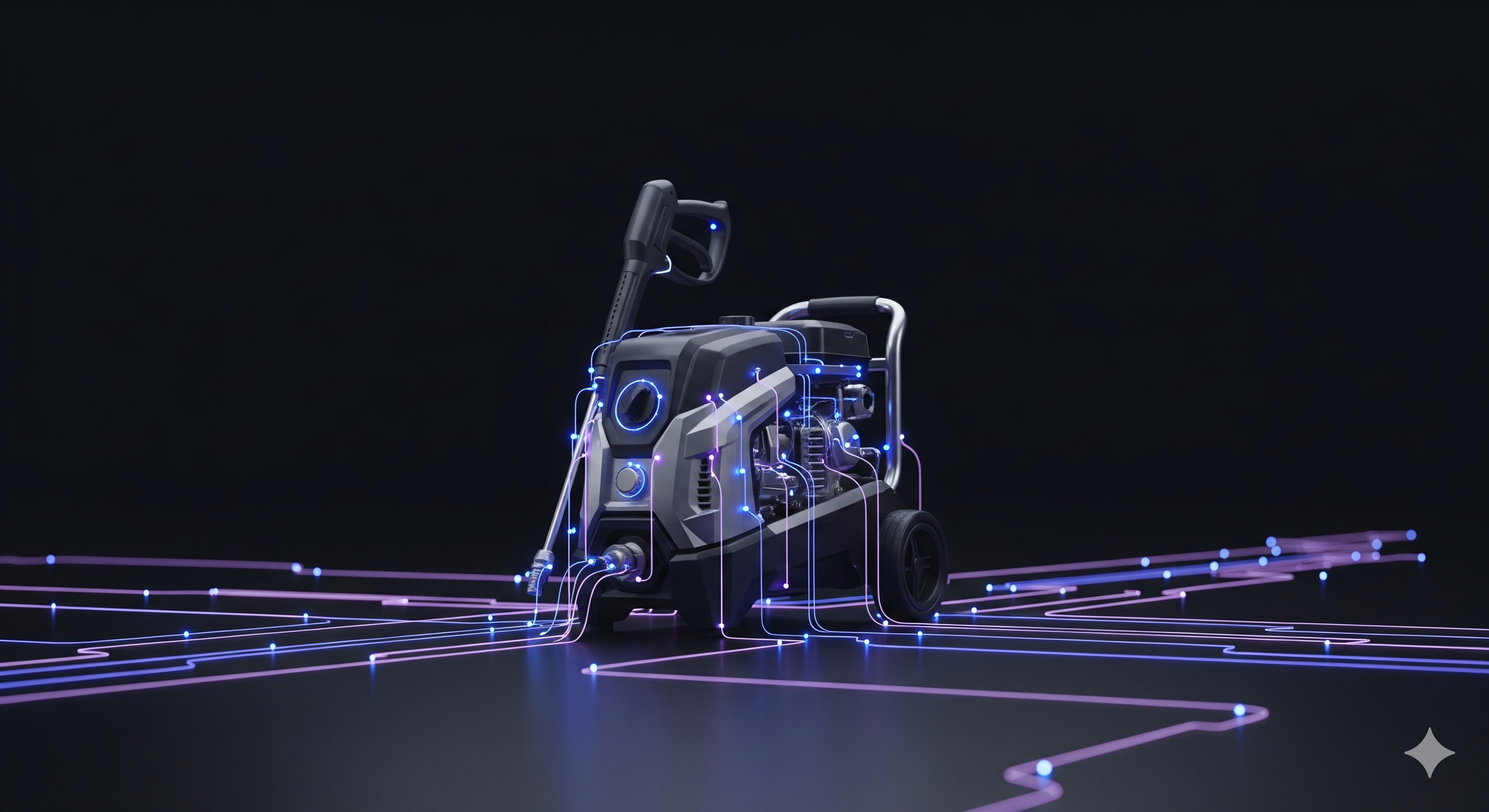 AI-generoitu kuva painepesurista